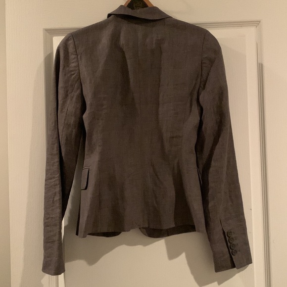 NWOT RW grey women’s linen blazer - Picture 3 of 3